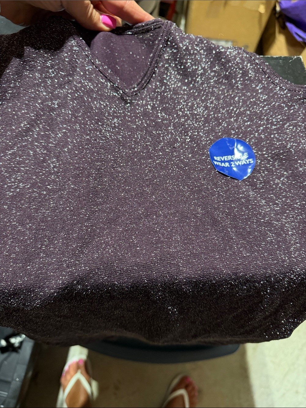 Women’s Sparkle Top - Purple